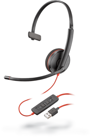 POLY-HP | Blackwire 3210 - Headsets de UC com fio