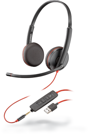 POLY-HP | Blackwire 3225 - Headsets de UC com fio
