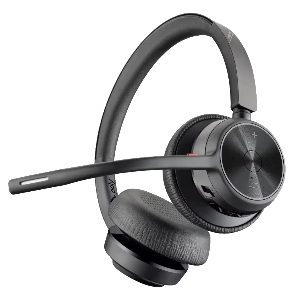POLY-HP | Voyager 4300 UC - Headset Bluetooth p/ escritório