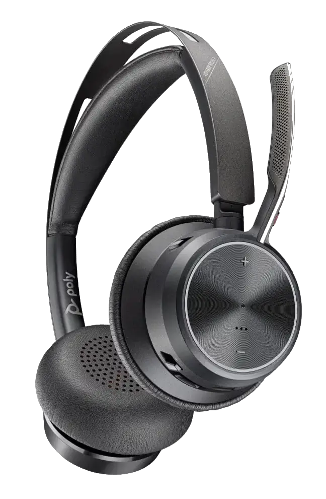 POLY-HP | Voyager Focus 2 - Headset estéreo com Bluetooth