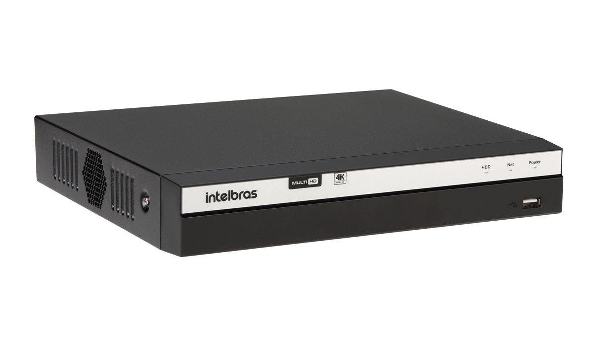 INTELBRAS | MHDX 5208 - Gravador Digital Vídeo 8 Canais 4K