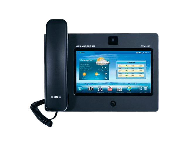 GRANDSTREAM | GXV3175 - Telefone IP vídeo multimídia LCD 7