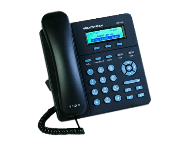 GRANDSTREAM | O GXP1400 | 1405 - Telefone IP com 2 linhas