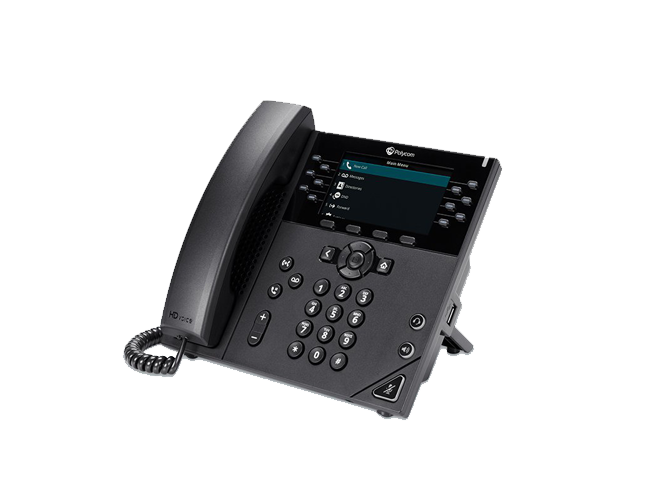 POLYCOM | VVX 450 - Telefone IP 12 linhas LCD HD Voice