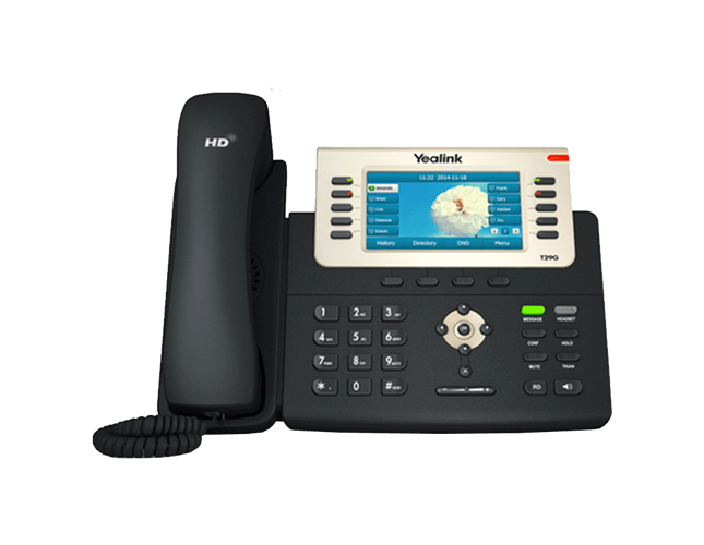 YEALINK | Yealink T2 - Telefone IP Voz HD com alto-falante