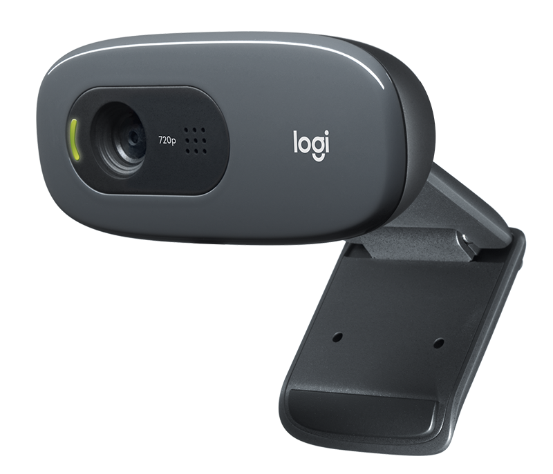 LOGITECH | C270 HD WEBCAM - Videochamada em HD 30 QPS