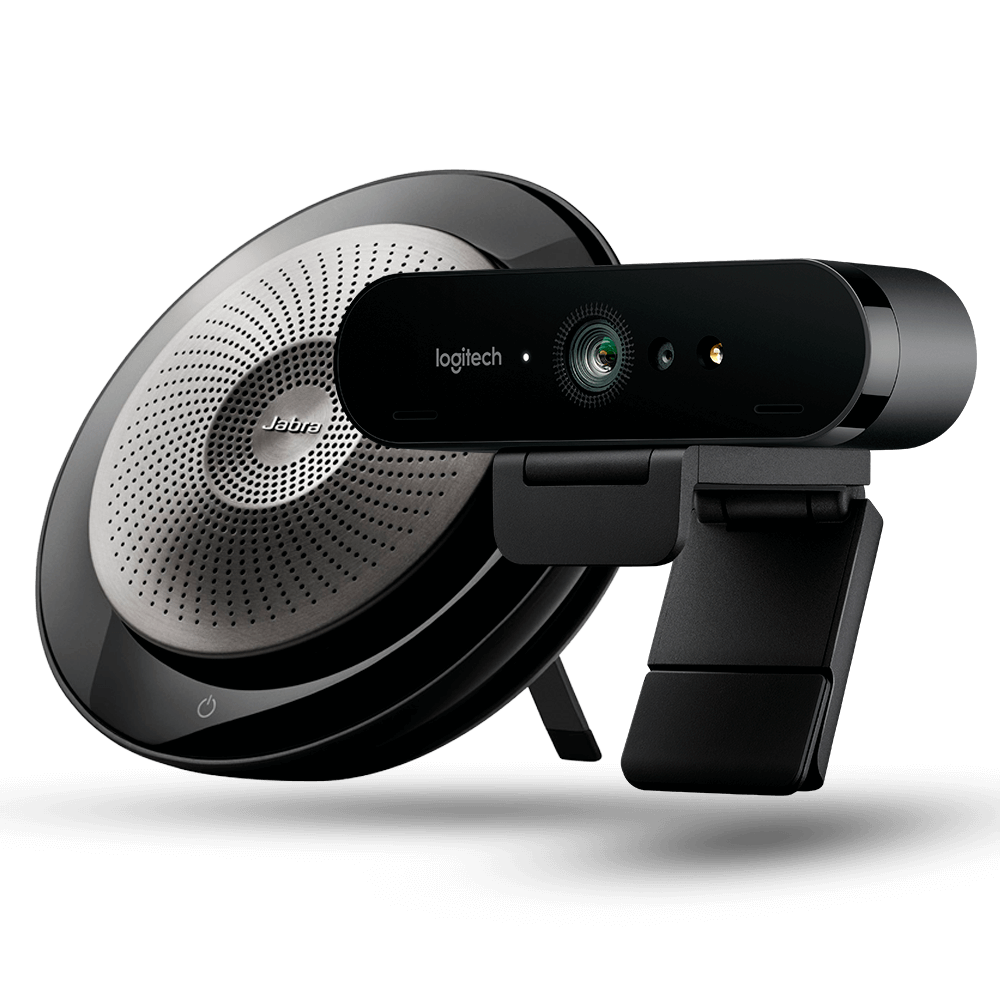 LOGITECH | Brio + Speak 710 - Webcam Ultra HD + Alto falante