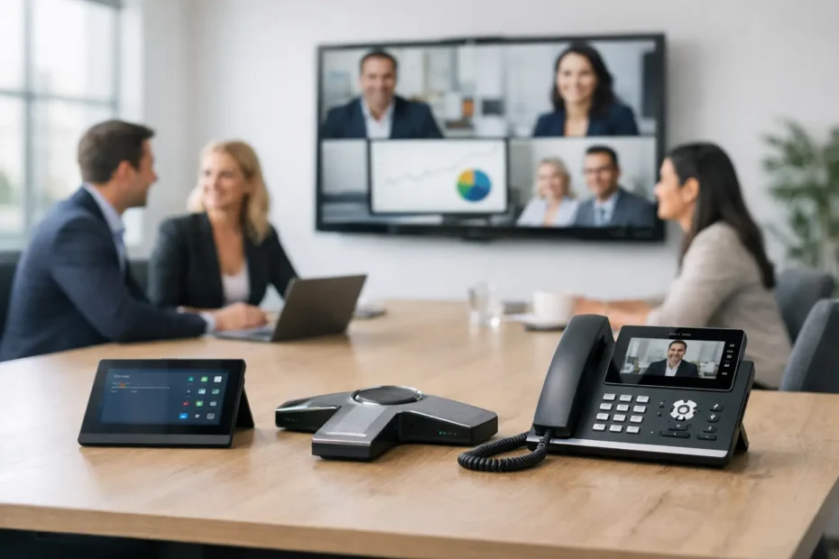 Como escolher Yealink para sala de reunião