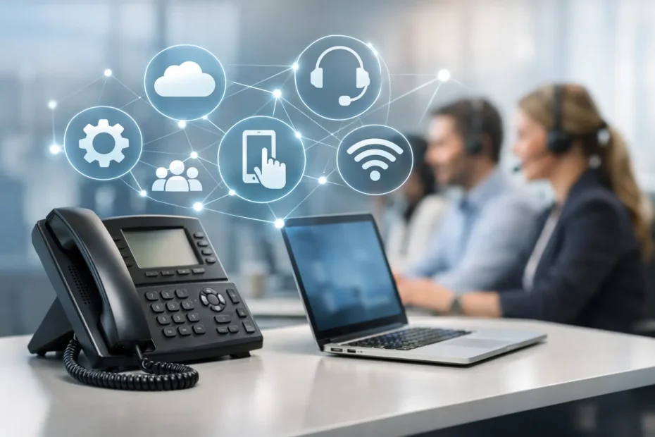 Recursos essenciais de central telefônica