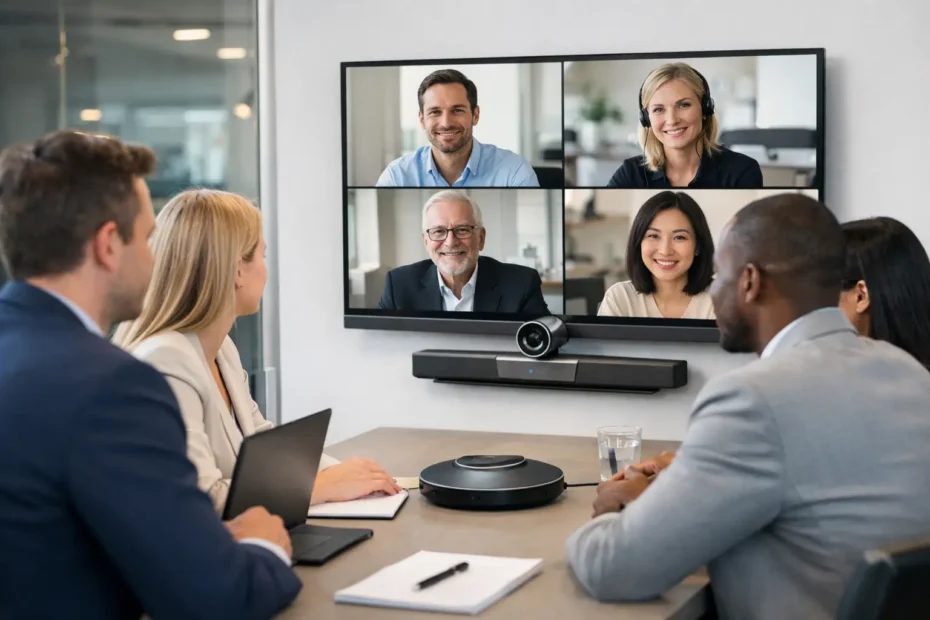 Sistema de videoconferência yealink para empresas