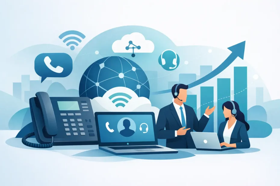 Telefonia VoIP empresarial para crescer