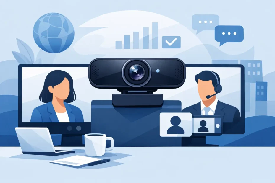 Webcam para reuniões profissionais com mais qualidade