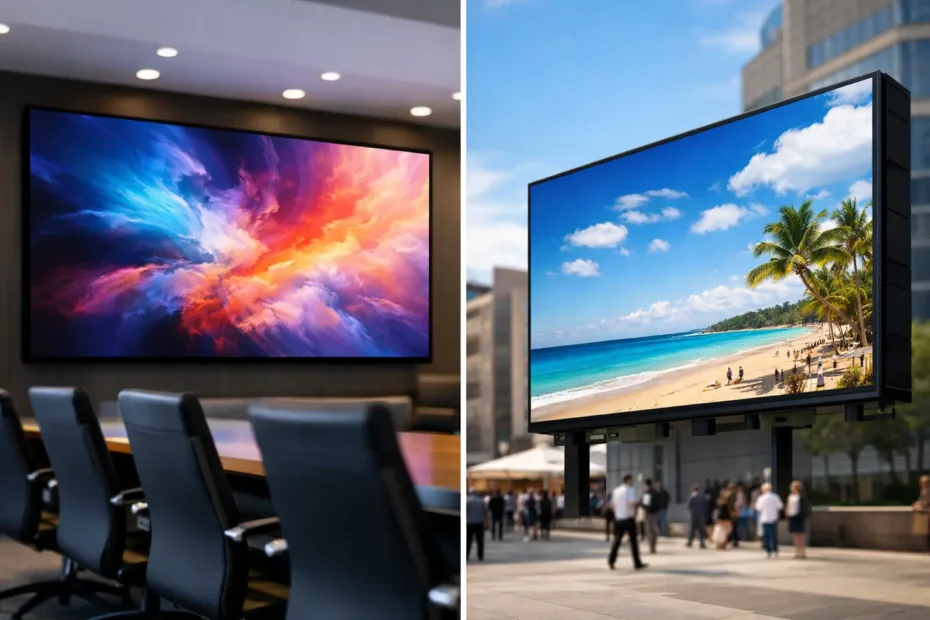 Painel LED indoor ou outdoor: como escolher?
