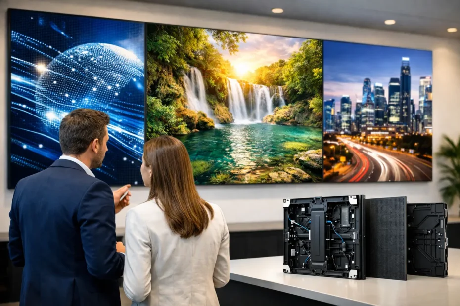 Qual painel de LED escolher para sua empresa?