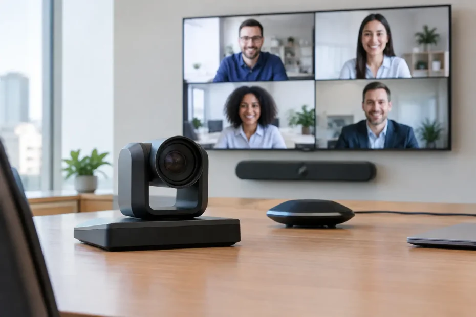 Câmeras Polycom para videoconferência corporativa