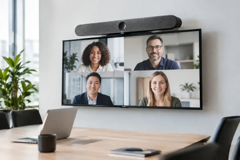 Poly Studio E70 para videoconferência corporativa