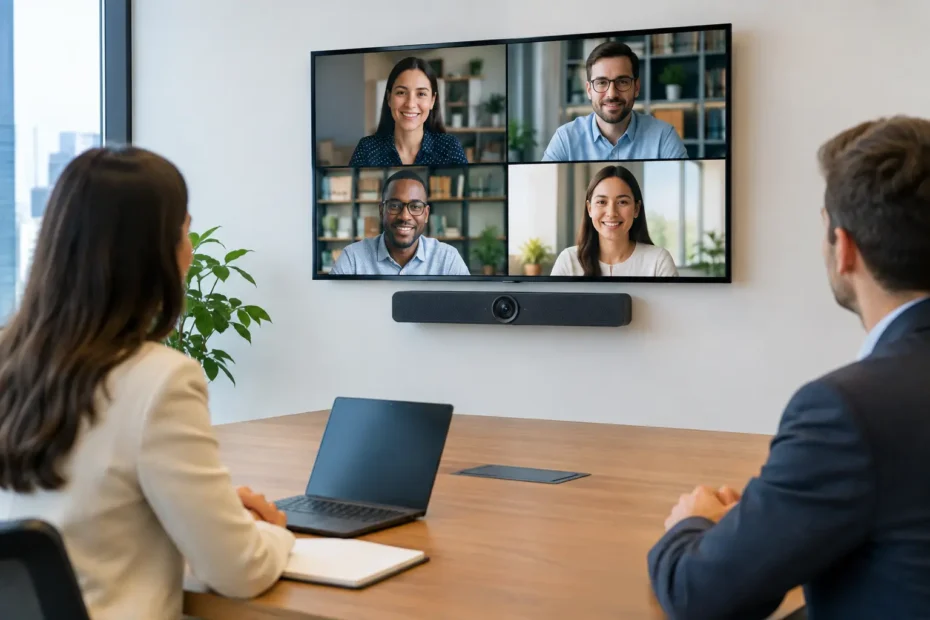 Yealink MeetingBar para videoconferência